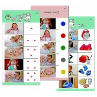 Комплект из 10 карточек "Обучающий калейдоскоп для ДО. Познание. Мой день" - fgospostavki.ru - Ейск