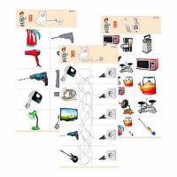 Комплект из 10 карточек "Обучающий калейдоскоп для ДО. Эксперимент. Электричество" - fgospostavki.ru - Ейск