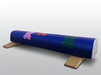 Бревно гимнастическое напольное на металлических опорах (2м) - fgospostavki.ru - Ейск