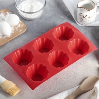 Форма для выпечки силиконовая 6 ячеек - fgospostavki.ru - Ейск
