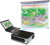 Диск с электронными плакатами, презентациями (электронный учебник) по правилам дорожного движения 66 тем - fgospostavki.ru - Ейск