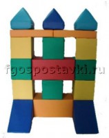 Мягкий модуль-конструктор "Башня" (17 элементов) - fgospostavki.ru - Ейск