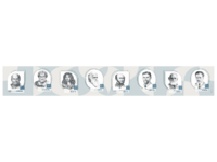 Стенд-лента "Выдающиеся ученые-биологи" - fgospostavki.ru - Ейск