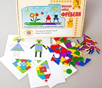 Игровой набор Фребеля "Конструктор плоскостной-4" (Серия "Эксперимент") - fgospostavki.ru - Ейск