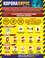 Плакат "Коронавирус" (вариант 1) - fgospostavki.ru - Ейск