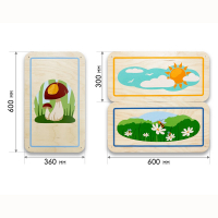 Набор стеновых панелей «Природа нашего края - Прогулка» - fgospostavki.ru - Ейск