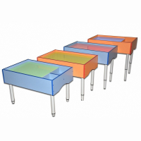 Песочные столы на регулируемых опорах RGB подсветка - fgospostavki.ru - Ейск