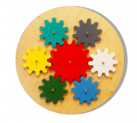 Бизиборд «Цветные шестеренки» - fgospostavki.ru - Ейск