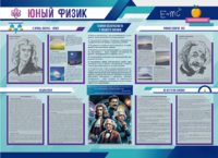 Стенд-уголок "Юный физик" - fgospostavki.ru - Ейск