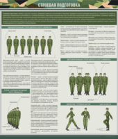 Стенд "Строевая подготовка" - fgospostavki.ru - Ейск