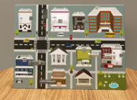 Настенная панель «Городские улицы» - fgospostavki.ru - Ейск