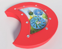 Настенный игровой модуль в виде части гусеницы с весами - fgospostavki.ru - Ейск