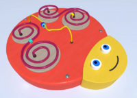 Настенный игровой элемент в виде головы гусеницы - fgospostavki.ru - Ейск