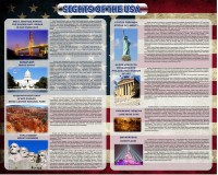 Стенд "Достопримечательности США" Вариант 2 - fgospostavki.ru - Ейск