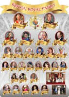 Стенд резной "Британская королевская семья" - fgospostavki.ru - Ейск