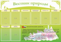 Стенд "Вестник природы" Вариант 4 - fgospostavki.ru - Ейск