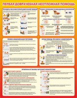 Стенд "Первая доврачебная неотложная помощь" - fgospostavki.ru - Ейск