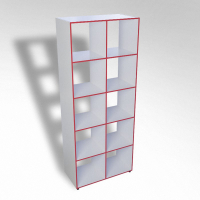 Шкаф открытый многосекционный ТР10 ЛДСП  - fgospostavki.ru - Ейск