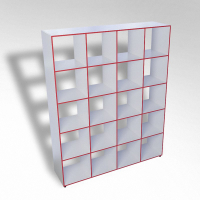 Шкаф открытый многосекционный ТР20 ЛДСП - fgospostavki.ru - Ейск