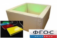 Сухой бассейн интерактивный с клавишами управления (217х217х66 сантиметров) - fgospostavki.ru - Ейск