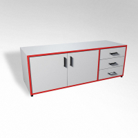 Тумба-пенал горизонтальная ТР ЛДСП  - fgospostavki.ru - Ейск