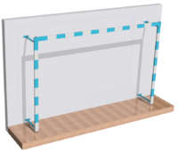 Ворота для гандбола и минифутбола трансформируемые (без сетки, на колесиках) - fgospostavki.ru - Ейск