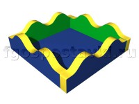 Сухой бассейн "Волна-2" с аппликацией - fgospostavki.ru - Ейск