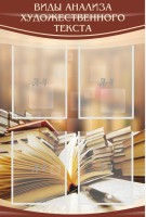 Стенд "Виды анализа художественного текста" - fgospostavki.ru - Ейск