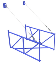 Ферма баскетбольная вынос 2 метра для щита из оргстекла 1,8х.1,05 метра - fgospostavki.ru - Ейск