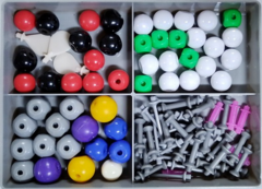 Комплект моделей атомов для составления моделей молекул со стержнями лабораторный - fgospostavki.ru - Ейск