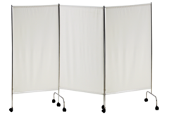 Ширма медицинская из нержавеющей стали на колесах 3 секции - fgospostavki.ru - Ейск