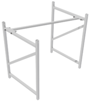 Ферма баскетбольная для щита из оргстекла (1,2х0,9 метра), вынос 0,5 метра - fgospostavki.ru - Ейск