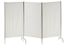 Ширма медицинская из нержавеющей стали без колес 3 секции - fgospostavki.ru - Ейск