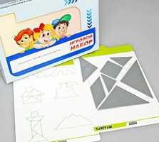 Игровой набор "Танграм" (с комплектом карточек) - fgospostavki.ru - Ейск