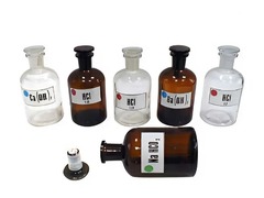 Набор склянок для растворов 250 миллилитров (с притертой пробкой) - fgospostavki.ru - Ейск