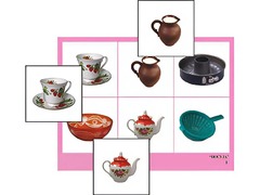 Логопедическое лото "Посуда" (4 планшета, 24 карточки, цветное, ламинированное) - fgospostavki.ru - Ейск