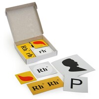 Модель-аппликация "Наследование резус-фактора" (набор из 19 карт) - fgospostavki.ru - Ейск