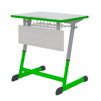 Парта NOMAD одноместная регулируемая по высоте с антивандальной кромкой - fgospostavki.ru - Ейск