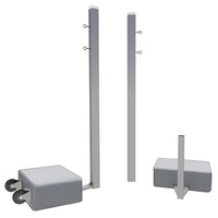 Бадминтонные стойки мобильные (с противовесами, на колесах) - fgospostavki.ru - Ейск