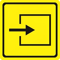 Тактильный знак (вход в помещение) 150х150 - fgospostavki.ru - Ейск