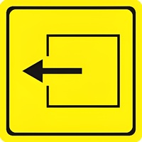 Тактильный знак (выход из помещения) 150х150 - fgospostavki.ru - Ейск