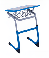 Парта одноместная регулируемая по высоте (наклонная столешница) с антивандальной кромкой - fgospostavki.ru - Ейск