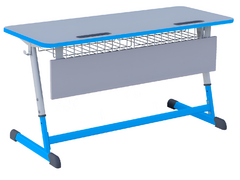 Парта NOMAD двухместная регулируемая по высоте с антивандальной кромкой - fgospostavki.ru - Ейск