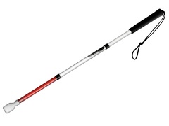 Трость складная графит детская на крючке 85 сантиметров (5 светоотражающих звеньев) - fgospostavki.ru - Ейск