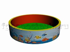 Сухой бассейн круглый с шелкографией - fgospostavki.ru - Ейск