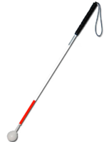 Трость телескопическая композитная с вращающимся шарообразным наконечником короткая на крючке - fgospostavki.ru - Ейск