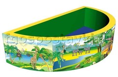 Сухой бассейн полукруглый с шелкографией - fgospostavki.ru - Ейск