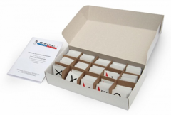 Модель-аппликация "Генетика групп крови" (раздаточный материал из 15 комплектов по 24 карты) - fgospostavki.ru - Ейск