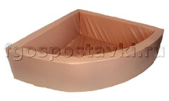 Сухой бассейн угловой полукруглый (без рисунка) - fgospostavki.ru - Ейск