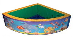 Сухой бассейн угловой полукруглый с шелкографией - fgospostavki.ru - Ейск